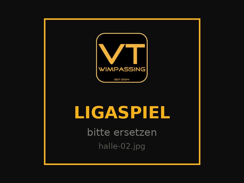 Ligaspiel in der Halle